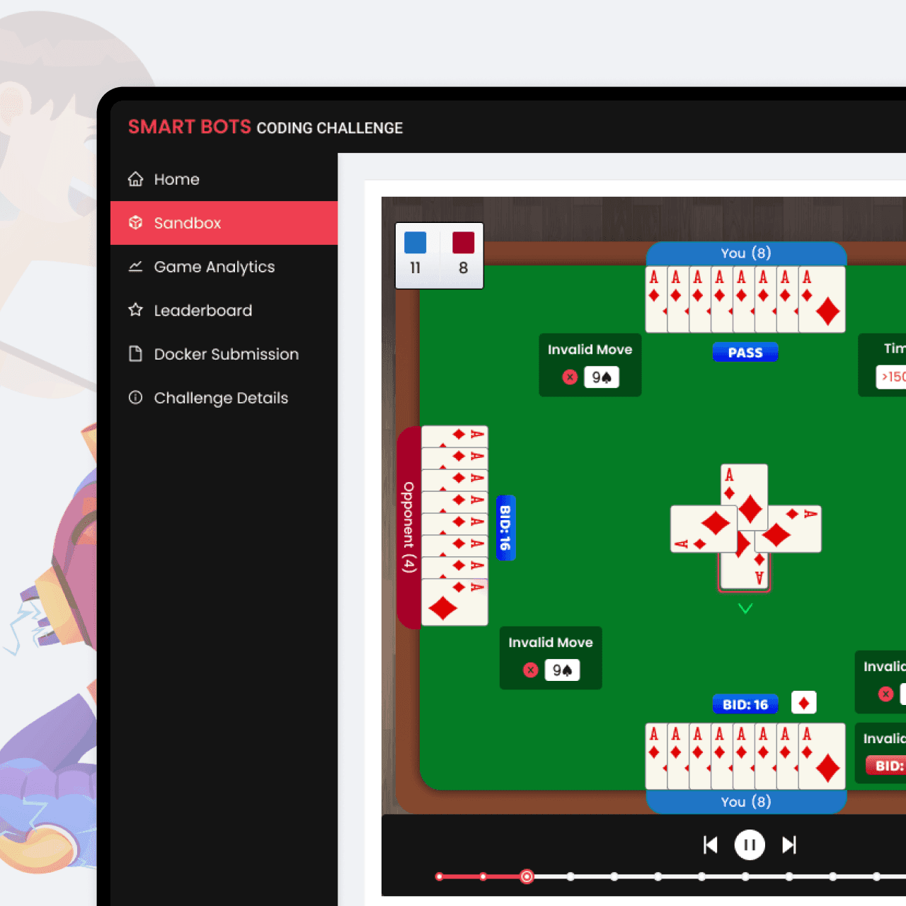 Helping 870 participants see what their AI bots were actually playing